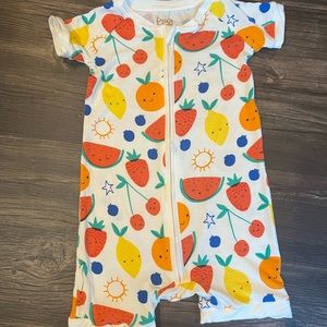Little Sleepies Like NEW “Squeeze the day” shortie Romper  18-24 month